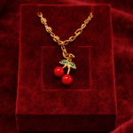 Sweet Cherry Charm Bel Zinciri