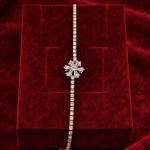 Taşlı Kar Tanesi Detaylı Su Yolu Bileklik